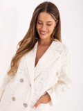 Elegantna ecru jakna