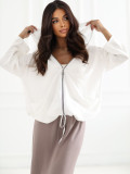 Bež midi krilo z zavezovanjem