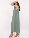Oversize poletna obleka v khaki