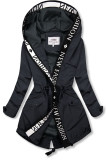 Temno modra parka FASHION
