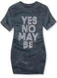 Jeans modra obleka/tunika YES NO