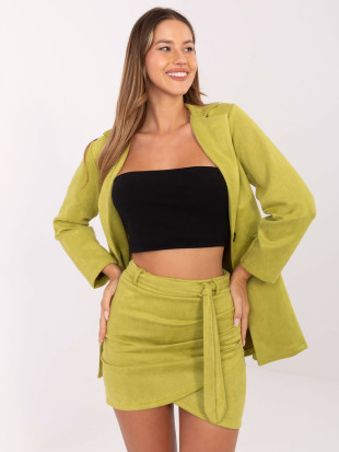 Limonska mini krila s pasom
