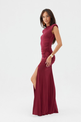 Aurelia – bordo maxi obleka