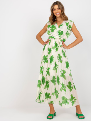 Elegantna zelena midi obleka