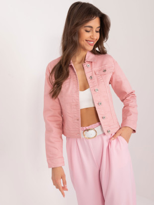 Roza jeans jakna